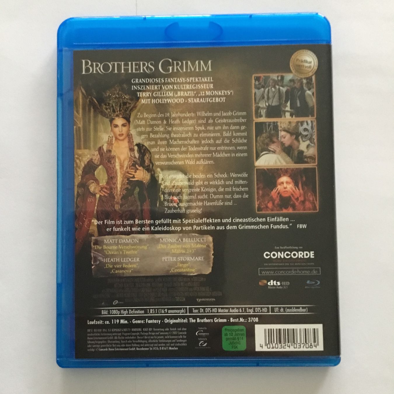 Tutti i DVDs: Brothers Grimm Blu Ray – Nuovo (secondo la descrizione) da Blauen venduto da sternchen66 1