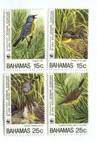 Briefmarken "Vögel". Bahamas.