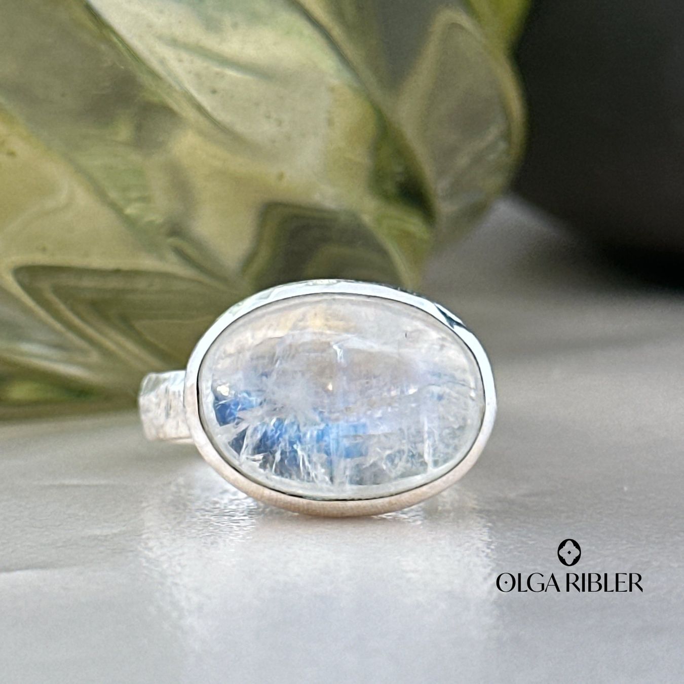 Olga Ribler Ringe: Sterling Silber Ring 925 mit Mondstein Grösse 56 – Neu (gemäss Beschreibung) aus Luzern von byolgaribleroutlet 5