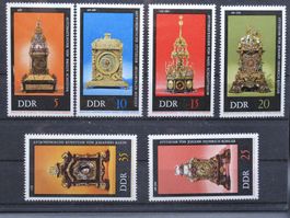 DDR 1975 Alte Uhren **