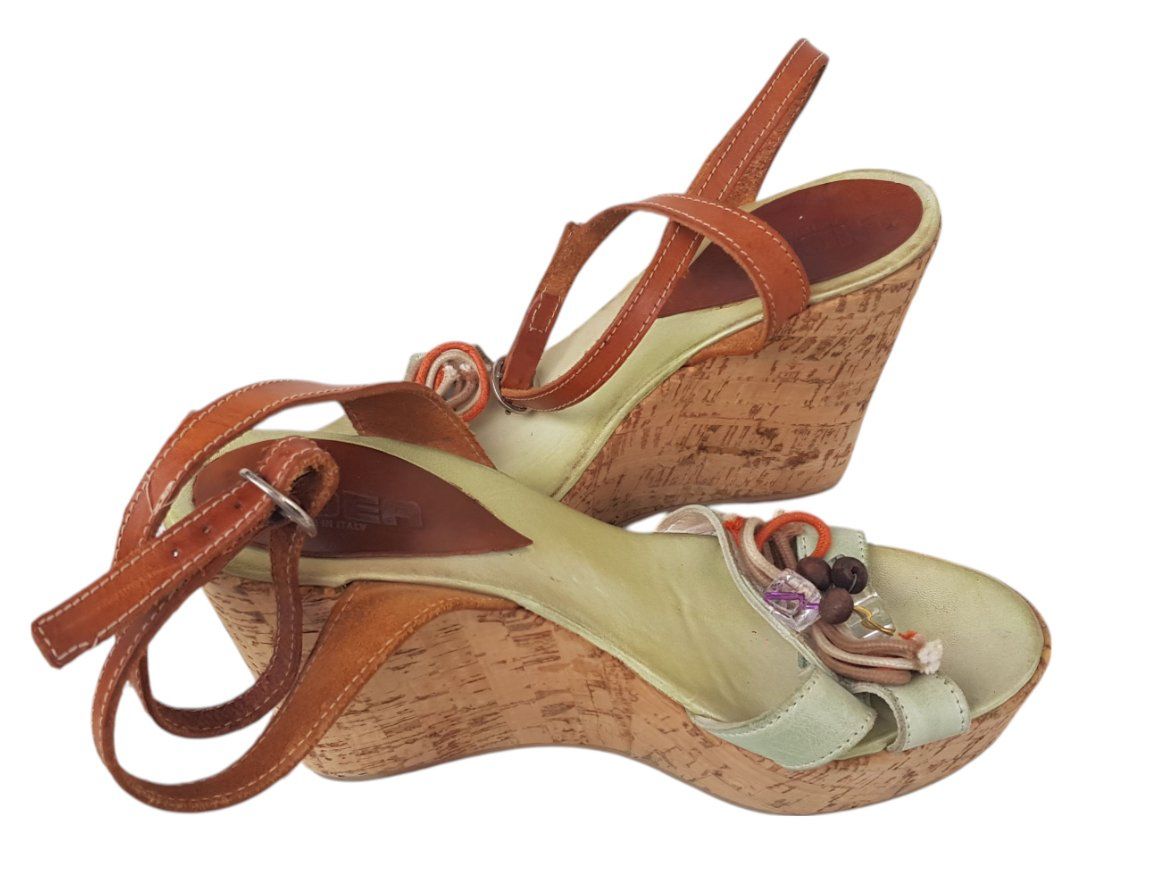 Scarpe da donna: Vintage Sandalen Korksohle – Usato da Mörschwil venduto da wunderkiste44 3