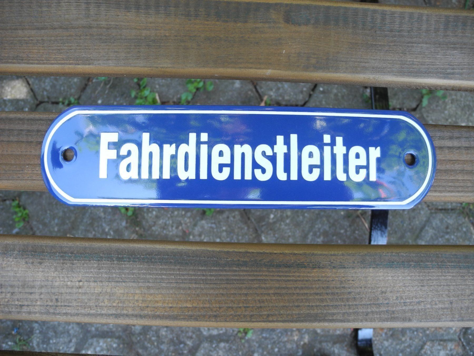 SBB/CFF/FFS Insegne: FAHRDIENSTLEITER  EMAILSCHILD – Nuovo (secondo la descrizione) da Reinach AG venduto da Huckleberrysix