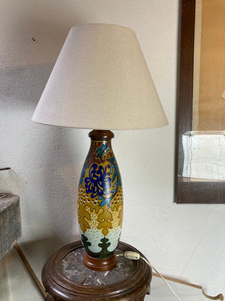 Lampade: Lampe GOUDA ancienne antik – Usato da St-Cierges venduto da LeRegain