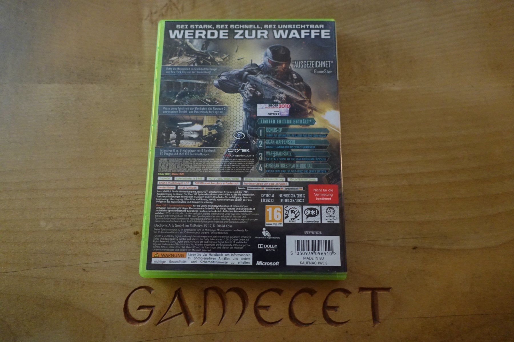 Microsoft Giochi: Crysis 2 – Usato da Steinach venduto da Gamecet 2