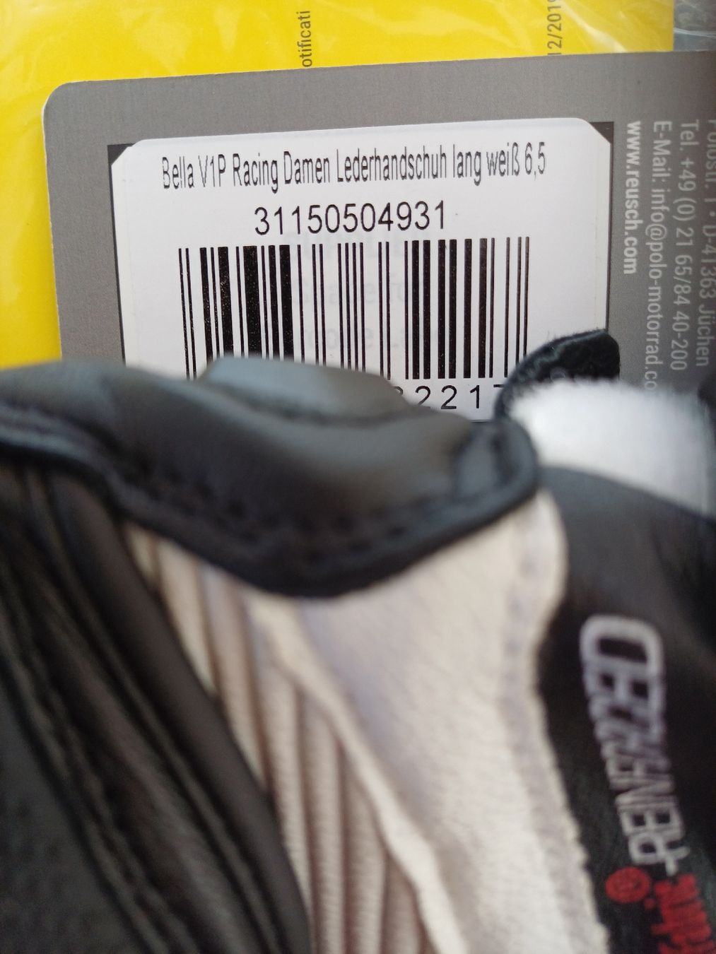 Reusch Guanti & manicotti: Reusch V1P Racing 6.5 – Nuovo e nell'imballaggio originale da Herbligen venduto da adr_yr2m 1