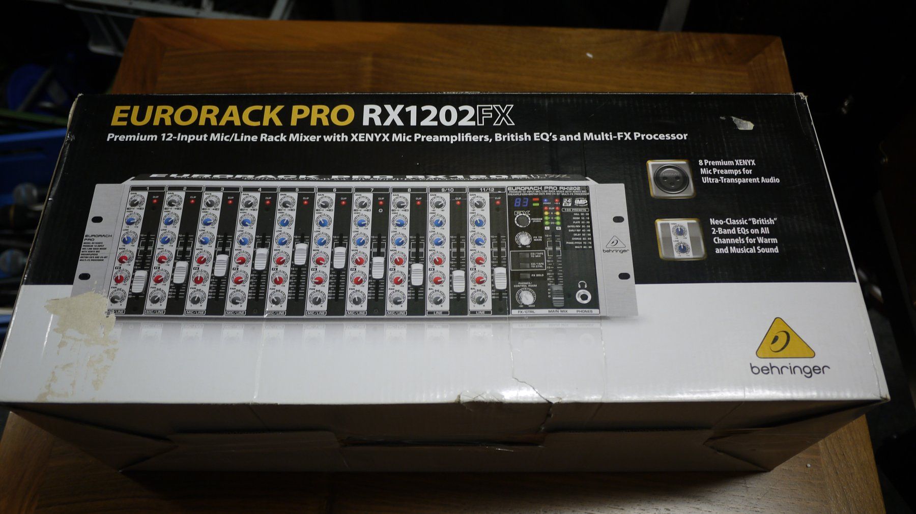 Behringer Console di mixaggio: BEHRINGER RX120FX Eurorack Pro Mischpult Rack – Usato da Kaiserstuhl AG venduto da GTM-Kaiserstuhl 1
