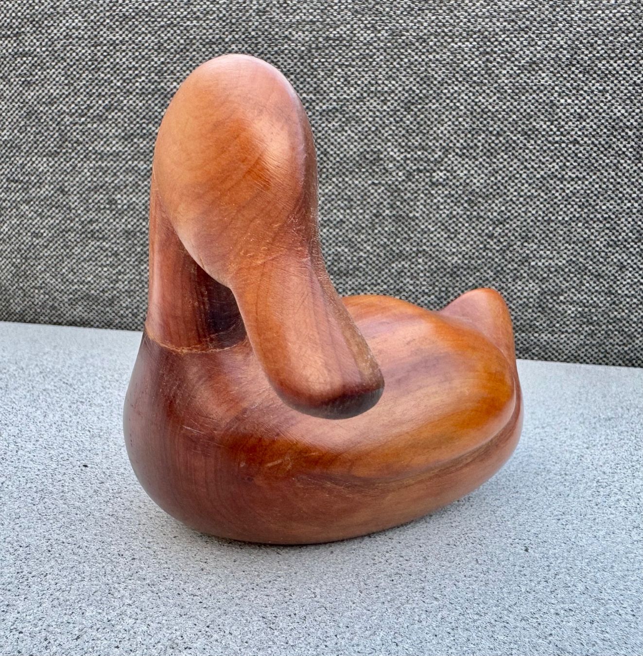 Statuette: Handgeschnitzte Holzfigur einer Ente – Usato da Oberrieden venduto da pet_n2c2 1