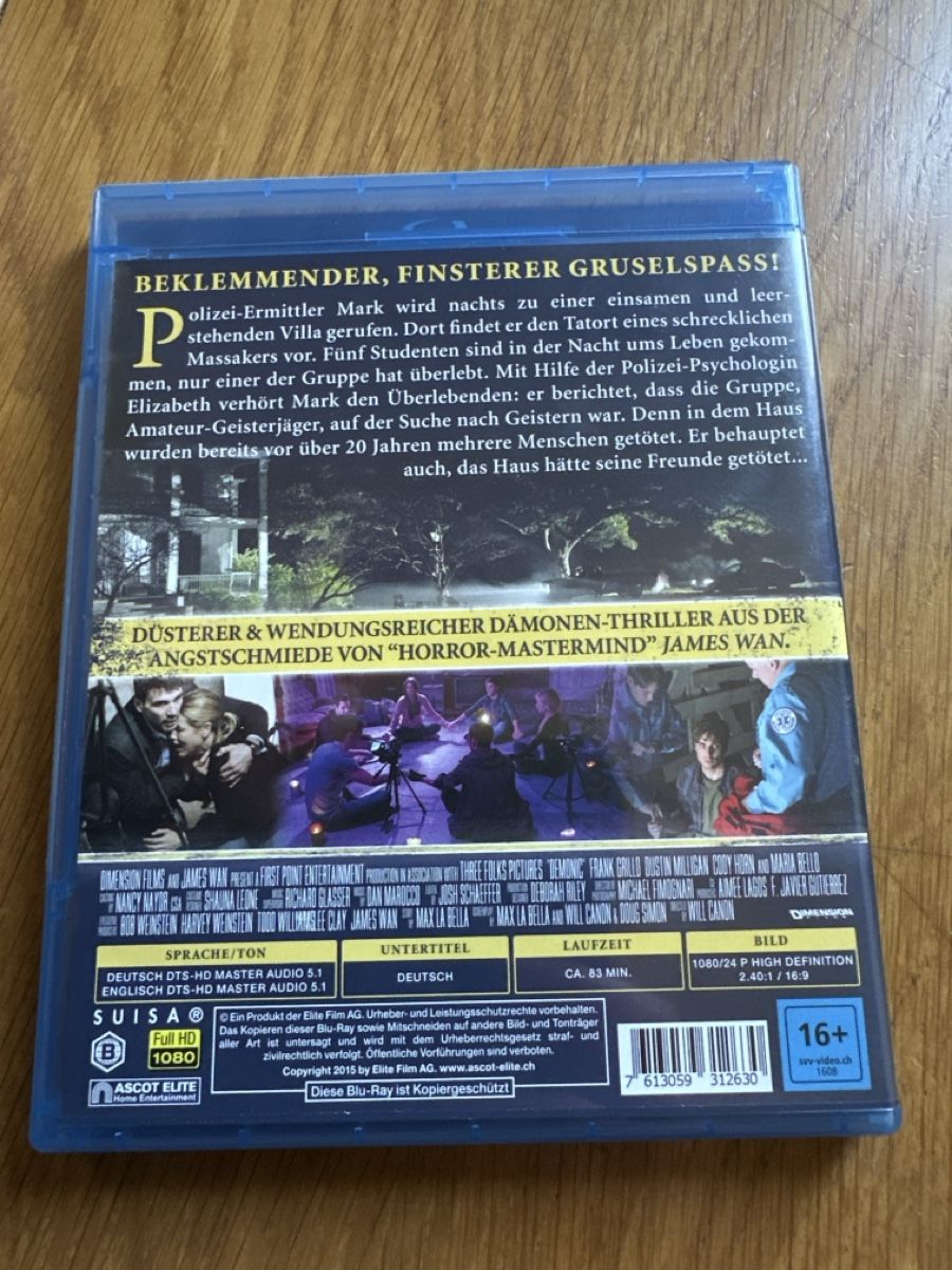Tutti i DVDs: Demonic  Haus des Horror Bluray – Usato da Benken ZH venduto da Audi-erich 1