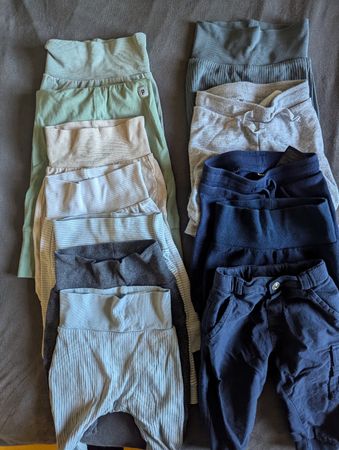 12 Babyhosen Set Mix Marken Grösse 62 guter Zustand