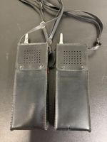 Funkgeräte ISAM 6 2er Set mit Zubehör und Ledertaschen
