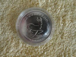1 UNZEN FEINSILBER KRÜGERRAND 2018 - SCHÖN - GEKAPSELT