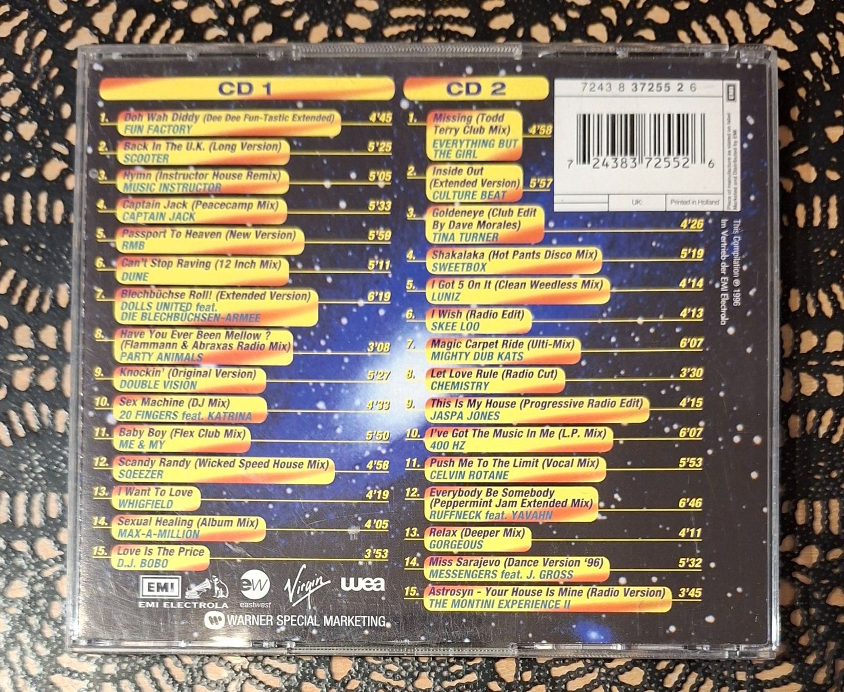 CDs: Dance Max 18, Dance Pop Compilation Sampler 2CD 1996 – D'occasion à Schönenberg TG par Gregolino76 1