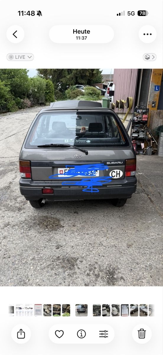 Subaru Automobili: Subaru j-12 4 WD justy  – Usato da Düdingen venduto da dan_k78h 1