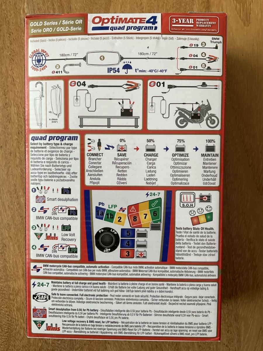 Batterieladegeräte: Optima 4 Quad program - Ladegerät – Neu und originalverpackt aus Wohlen AG von Glueckspi8 1