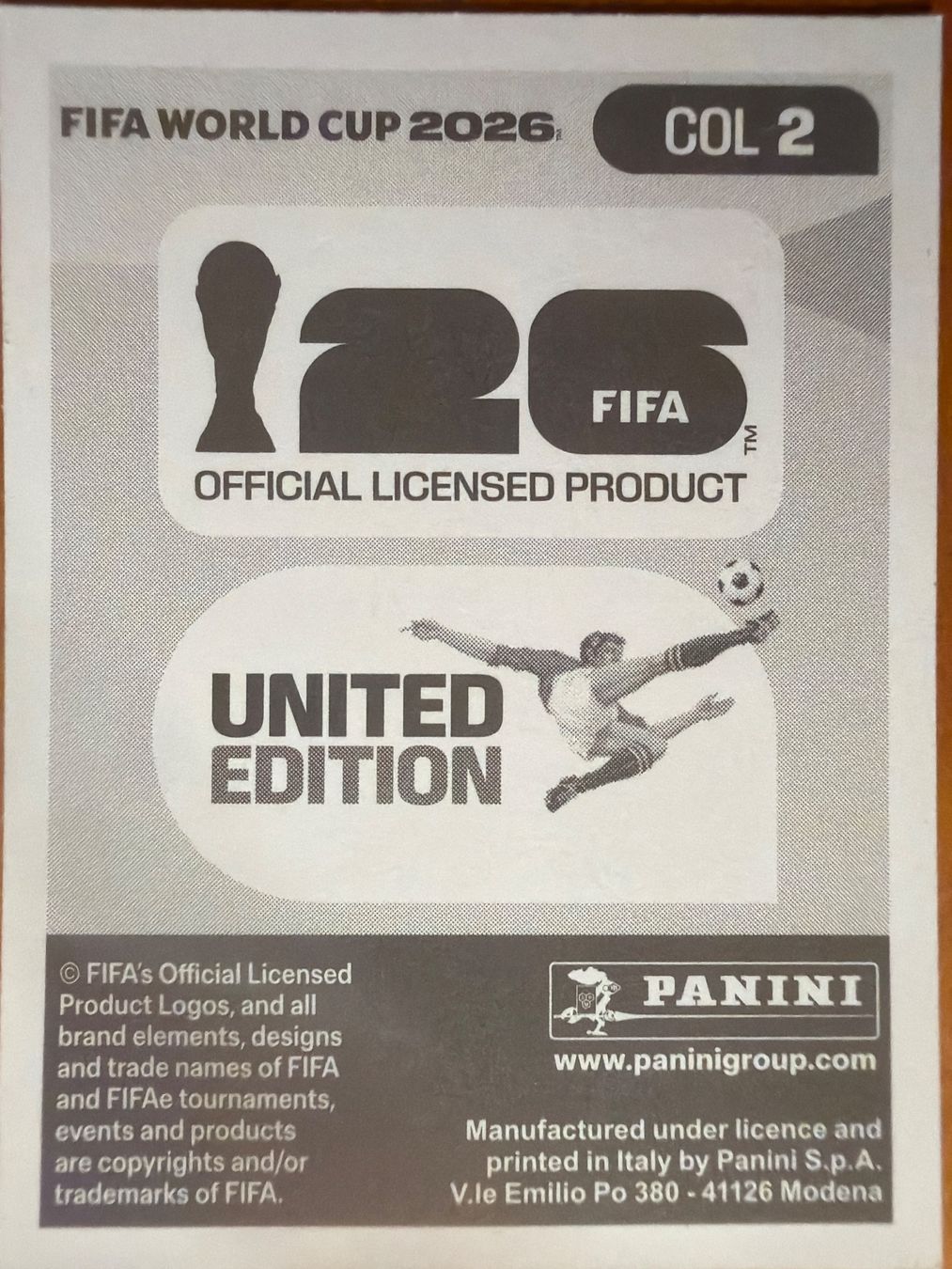 Panini Sammelbilder & Trading cards: Panini COL2 – Neu (gemäss Beschreibung) aus Susten von Rechnun 1