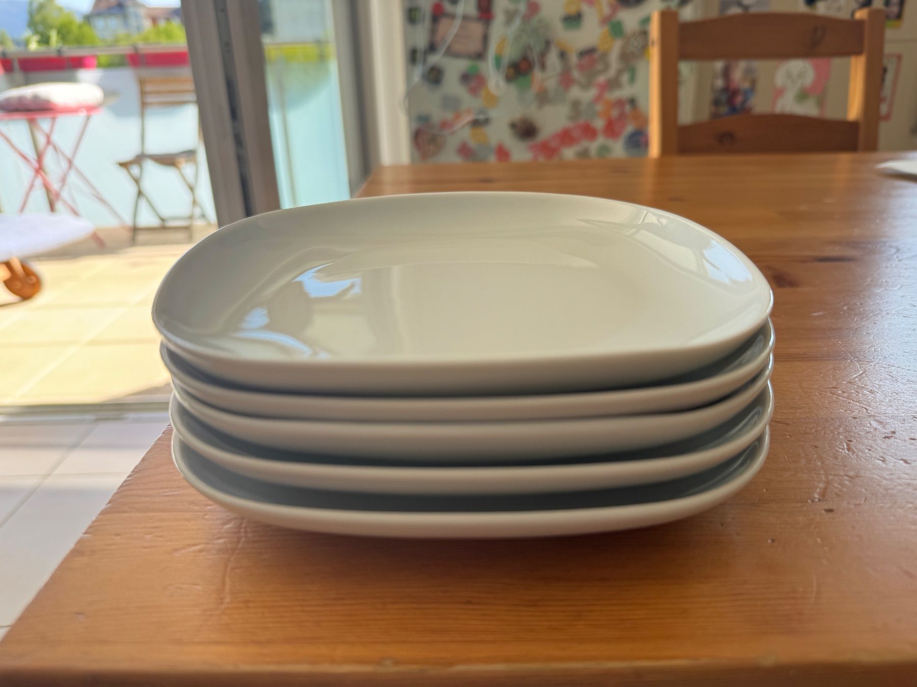 Ikea Assiettes: IKEA VÄRDERA service weiss – D'occasion à Fribourg par BarbaraD 3