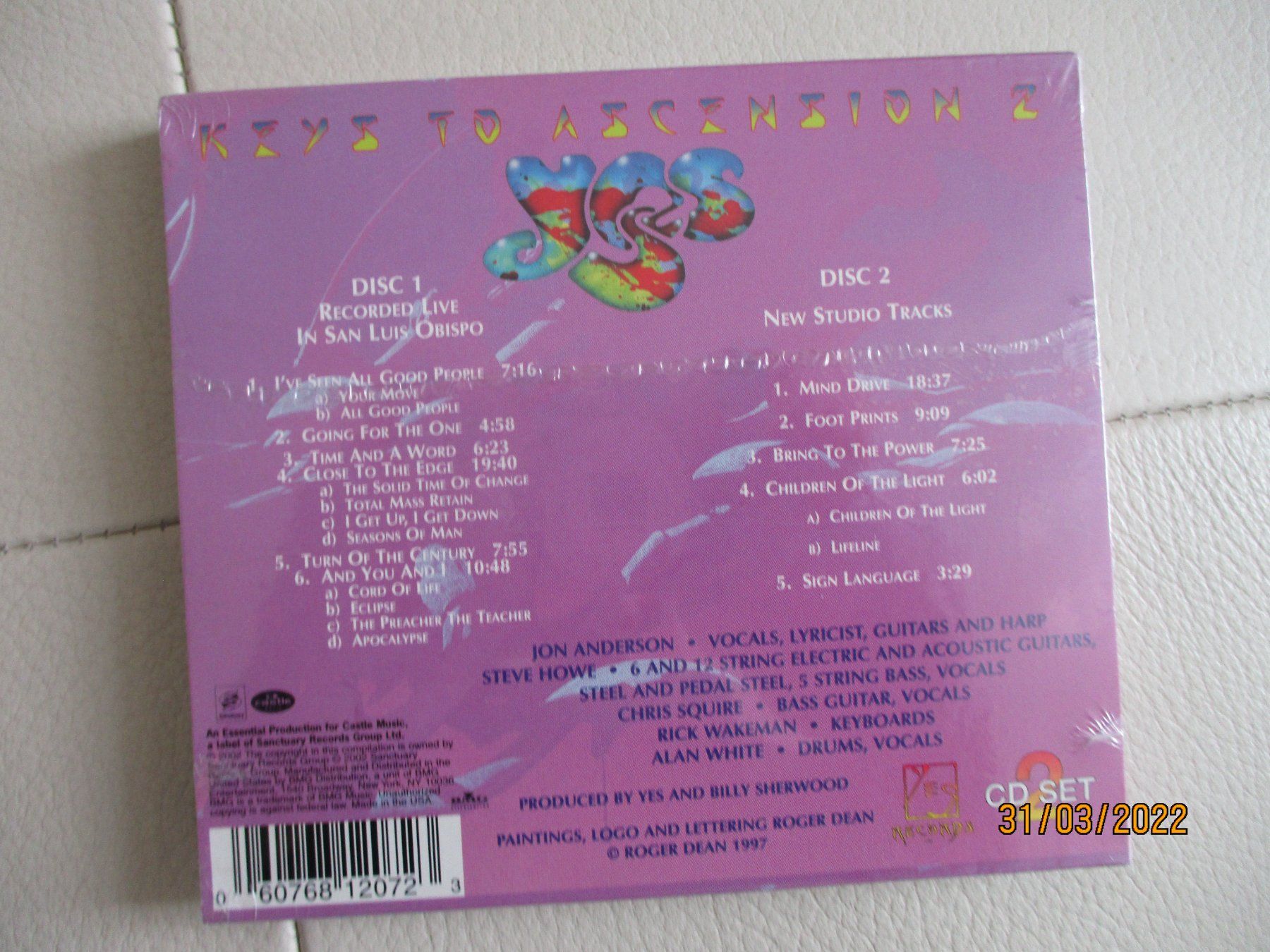 CDs: Yes --  Keys To Ascension 2, 2CDs – Neu und originalverpackt aus Liestal von Disc-Point 1
