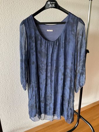 Kleid 100% Seide Gr. M/L