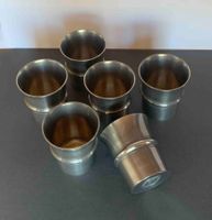 6 Zinnbecher Sigg Feinzinn
