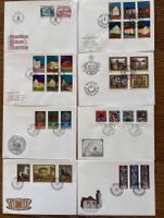 Liechtenstein 8 Erstagsbriefe Jahr 1978 komplett