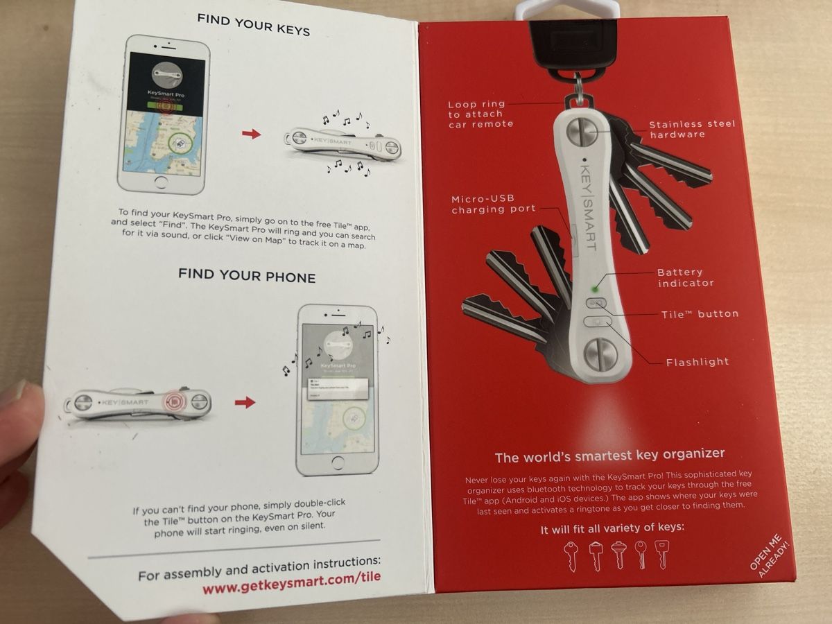 Portachiavi: KeySmart Pro mit Tile Schlüsselfinder, Smart Location. NEU! – Nuovo e nell'imballaggio originale da Aarau venduto da R-O-G-E-R 1