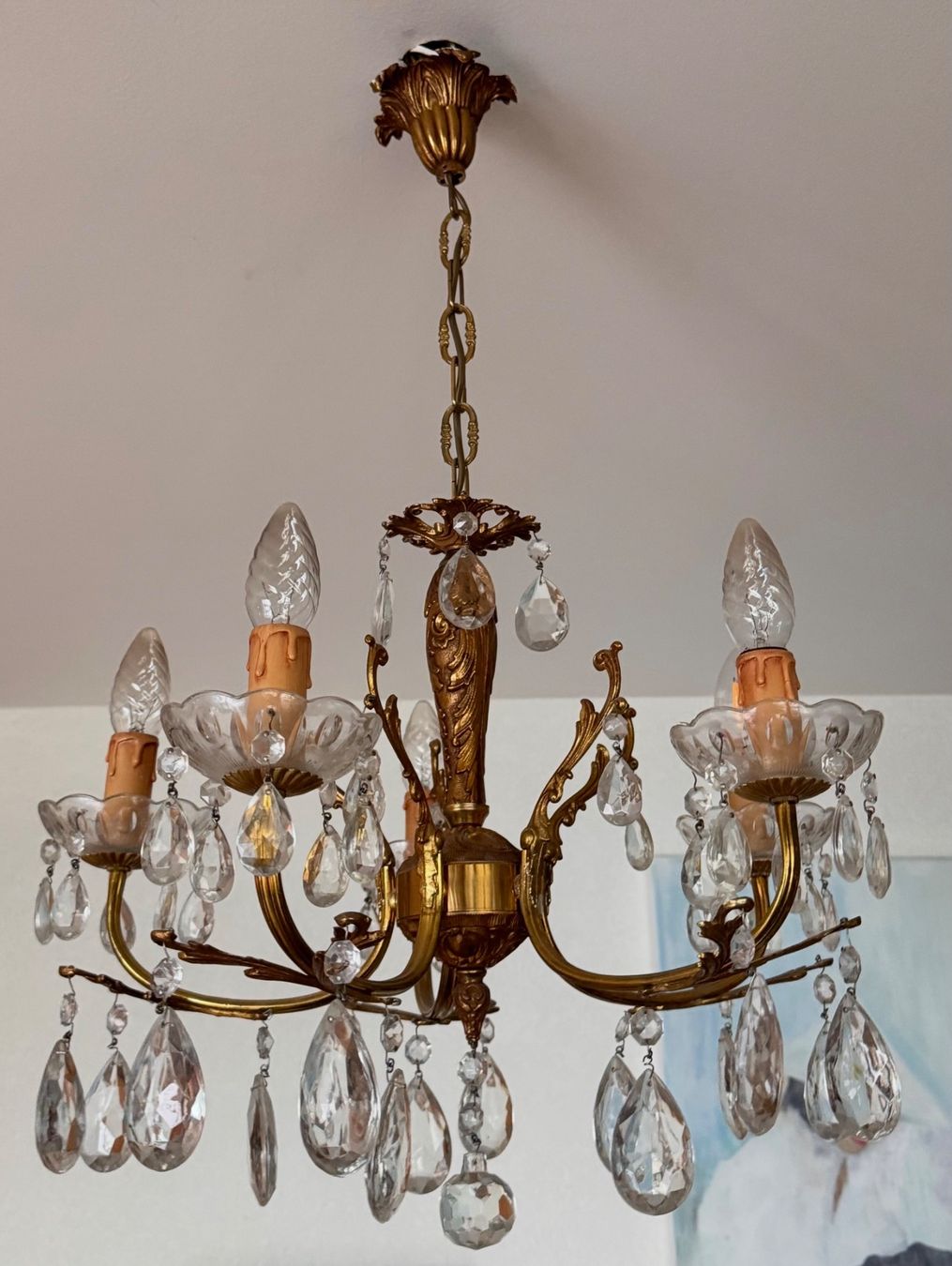 Lampadari & plafoniere: Lustre ancien de style français – Usato da Sion venduto da Onseck