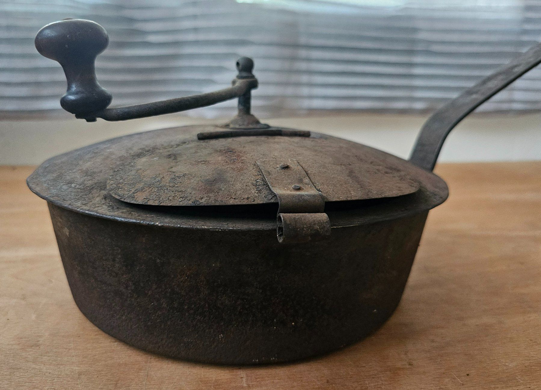 Poêles: Antike Kaffee- / Maroni-Röstpfanne – D'occasion à Oetwil a.d. Limmat par grisilisi