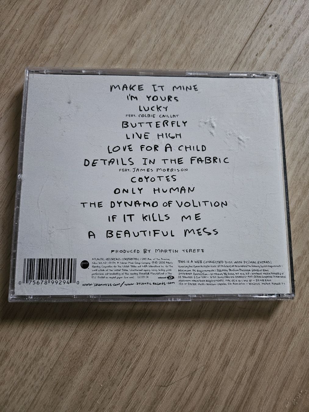 CDs: Jason Mraz - We Sing. We Dance. We Steal Things. - CD💿 – D'occasion à La Joux FR par car_ck96 2