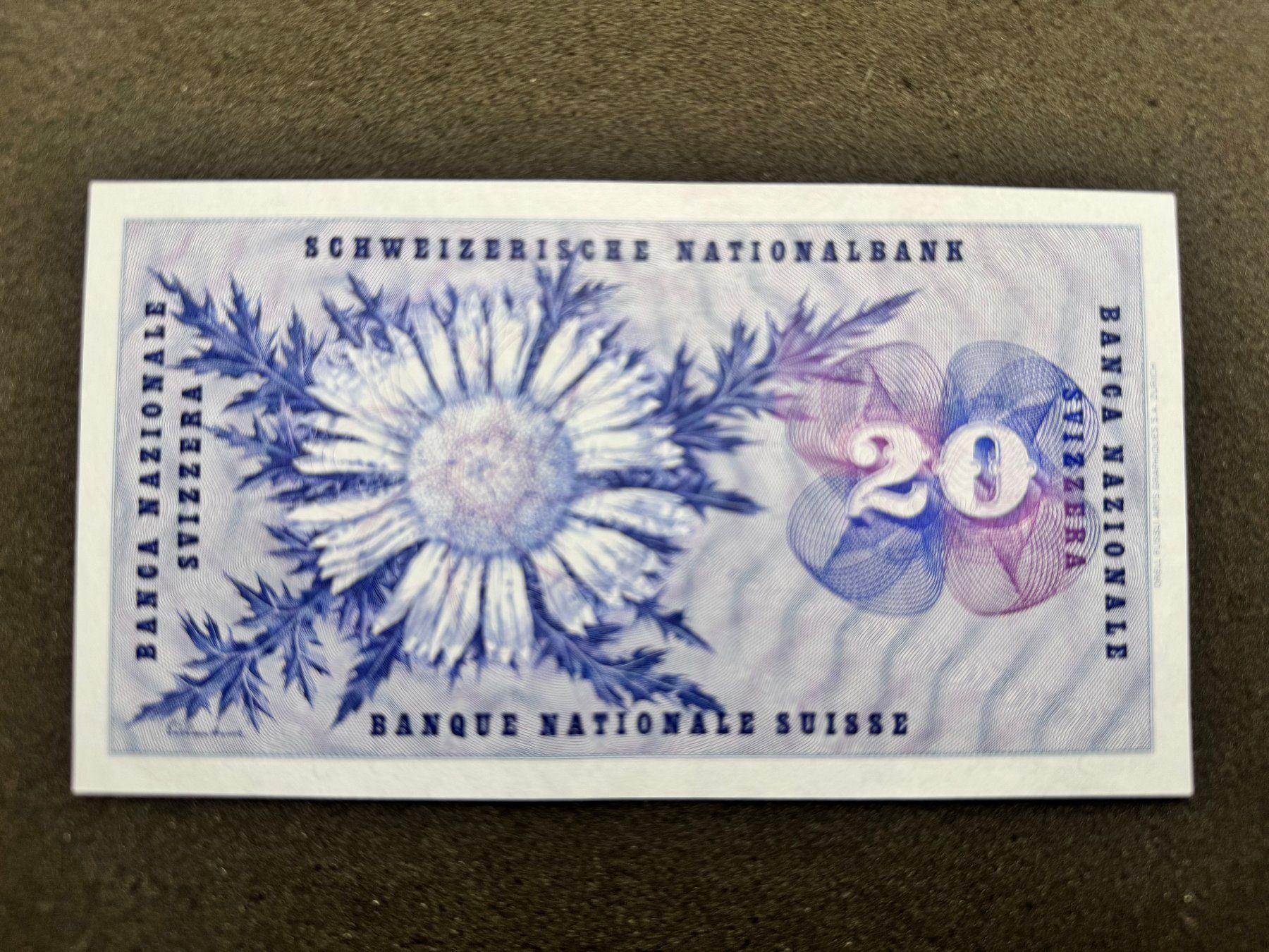 Banknoten: 20 Franken Banknote Dufour 1967 - 463 unc. – Gebraucht aus Reitnau von tb-muenzen 1
