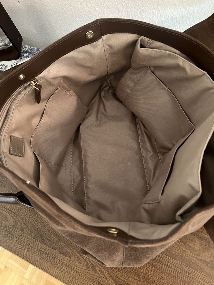 Alemi Borse da donna: ALEMI/AMELI IDA in Braun Suede mit Originalverpackung – Nuovo (secondo la descrizione) da Oberengstringen venduto da sel_k 2