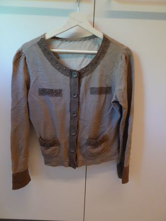 Braunes, hübsches Damen Jäckli Gr. M - M381