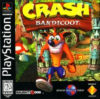 CRASH BANDICOOT 1 NAUGHTY DOG PS1 Game 96'Playstation Spiel