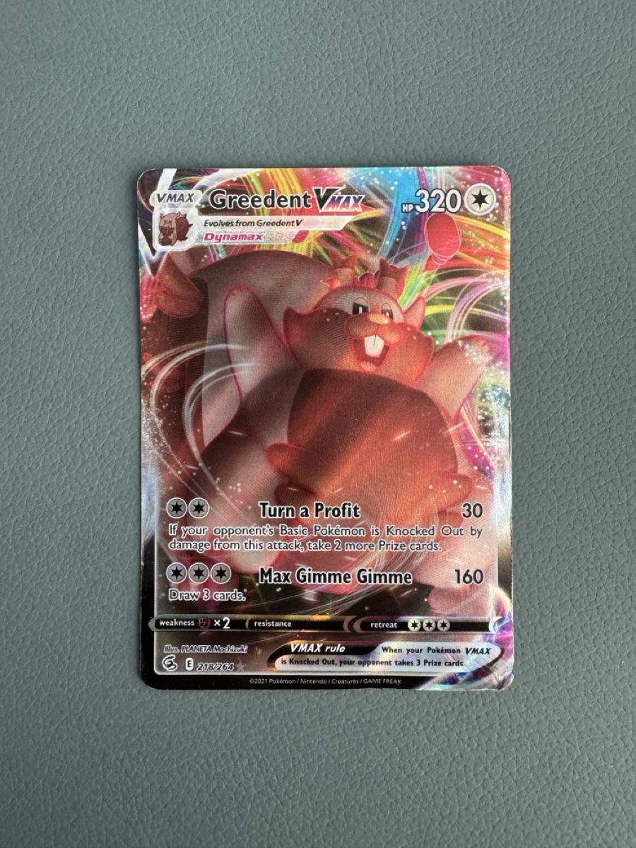 Pokémon Carte collezionabili: Greedent Vmax EN - Played – Usato da Horgen venduto da ric_tz6s