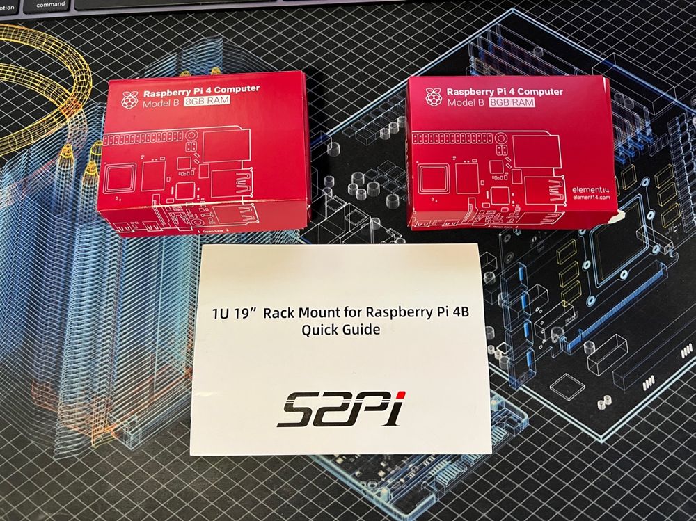 2x Raspberry Pi 4 8GB inkl Rackmount/PoE Hat | Kaufen auf Ricardo