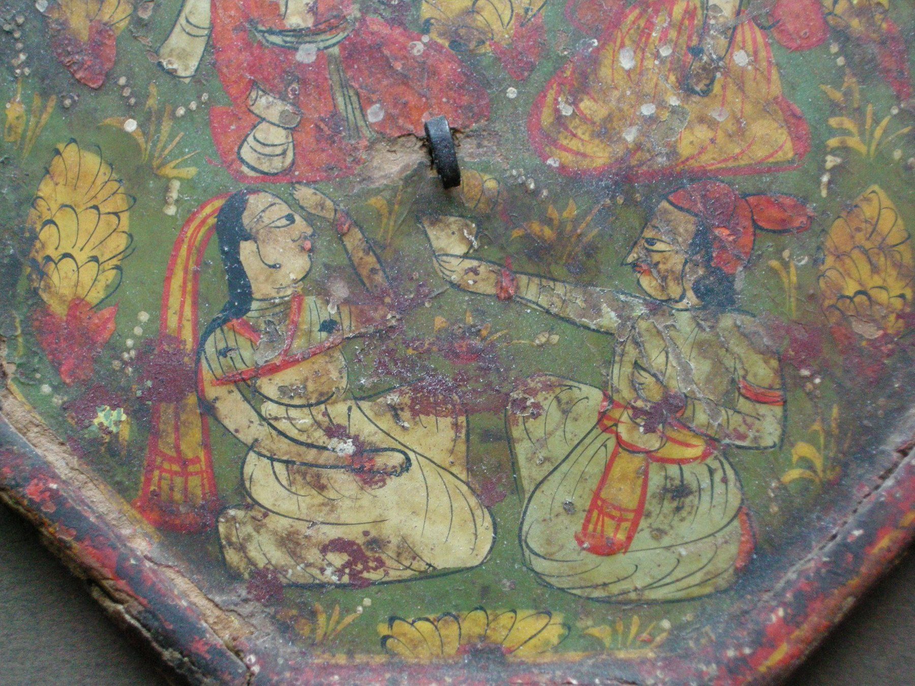 Piatti: Antike indische Unterlage / Teller #Indien – Usato da Aarau venduto da Pearlz 3