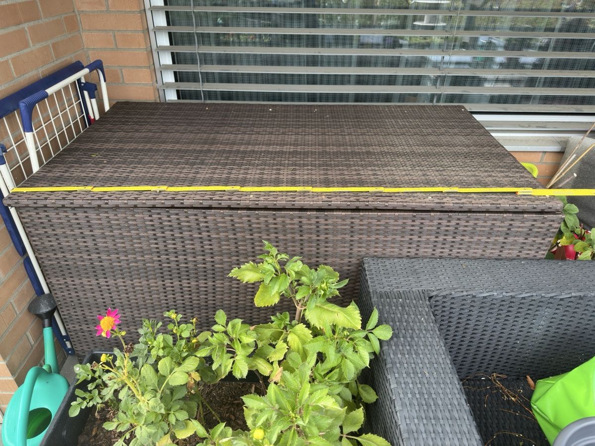 Coffres de rangement: Gartenbox Polyrattan L150 B80 H80cm – D'occasion à Wangen b. Olten par MOMO80 1