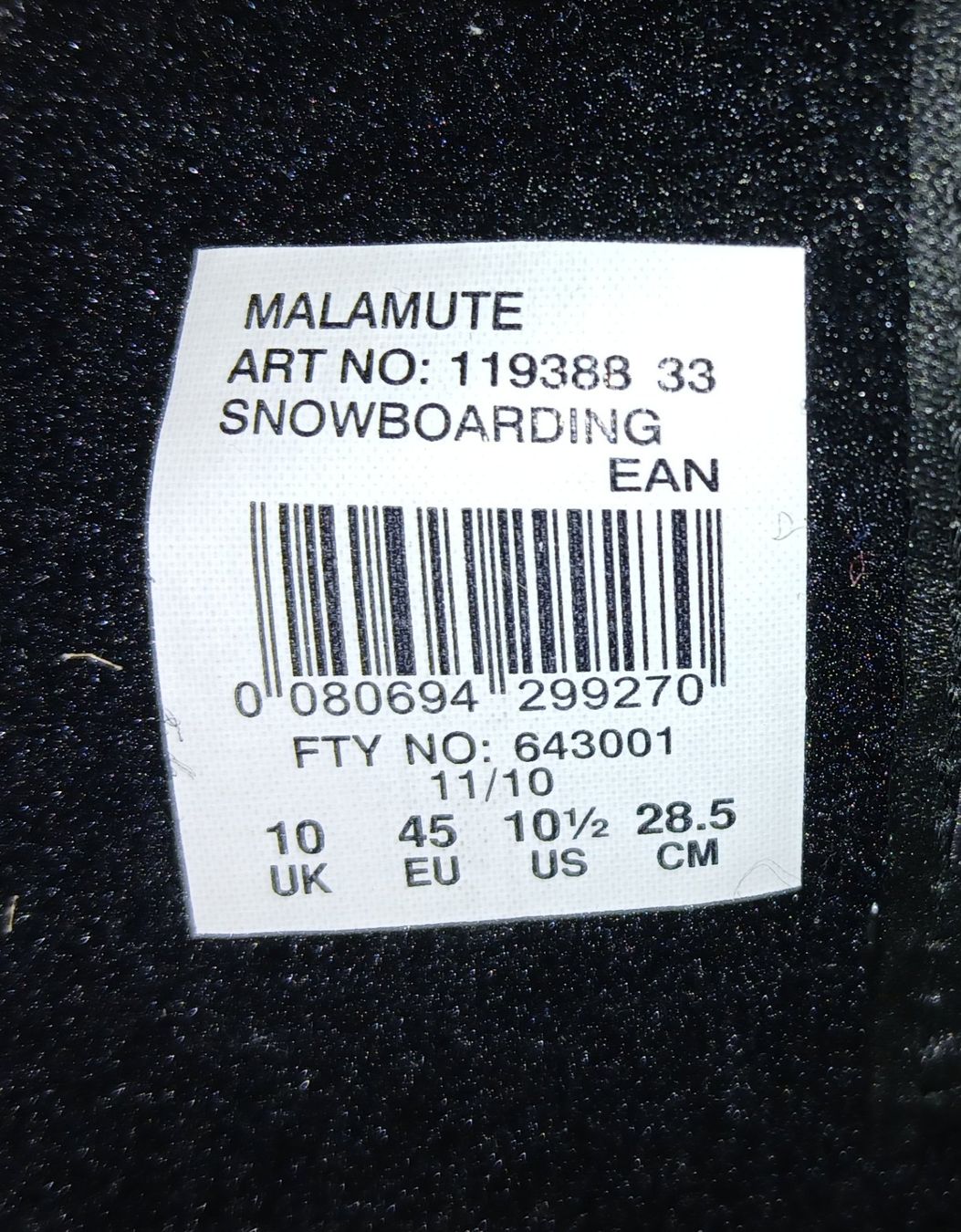 Salomon Scarpe da uomo: Boots snowboard SALOMON Malamut – Usato da Lignières venduto da Fourx 4
