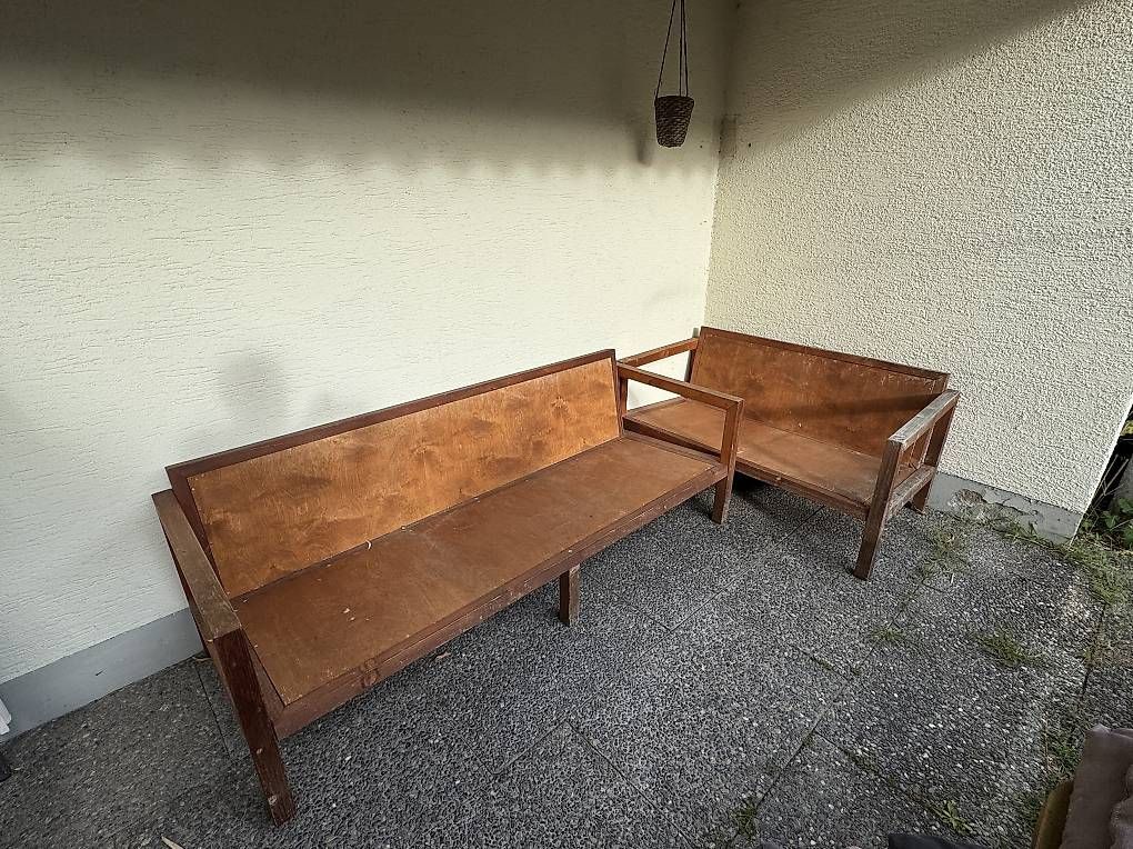 Divani: Lounge / Gartensofa aus Holz – Usato da Steffisburg venduto da sam_7wbn