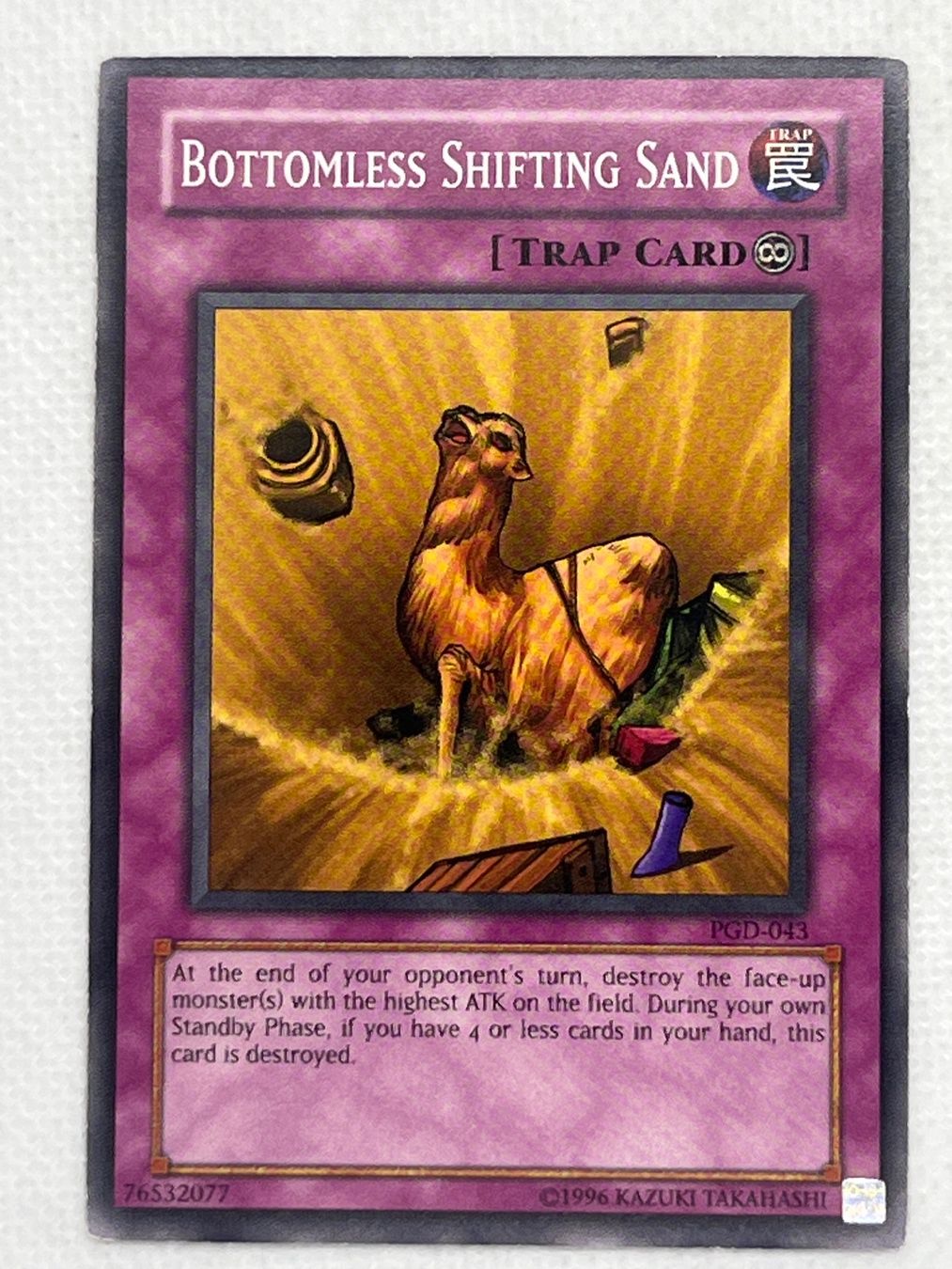 Yugioh Cartes à collectionner: Yu-Gi-Oh! Bottomless Shifting Sand PGD-043 Englisch Common – D'occasion à Hinterkappelen par Kim1992