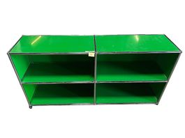 USM Haller Sideboard/RegalGrün mit 4 offenen Fächern (2x2)