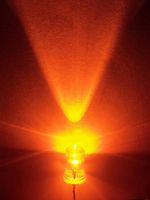 100Stk. 5mm LED transparent orange