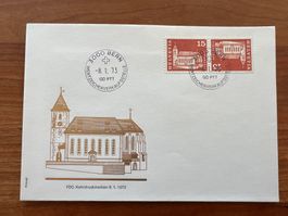 1973 FDC Kehrdruckmarken (E1618)