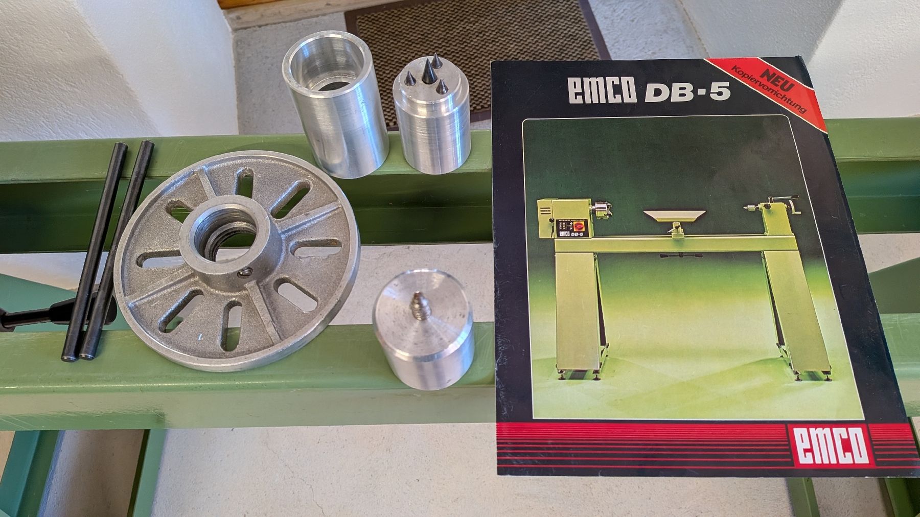 Emco Toutes les machines: Drechselbank EMCO DB-5 – D'occasion à Matten b. Interl par rud_shk9 1