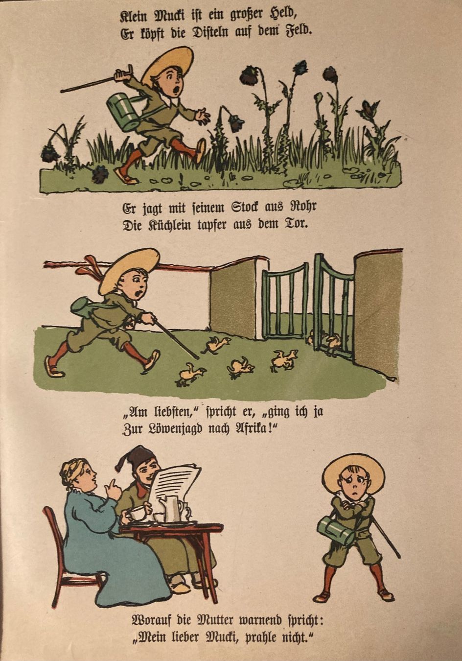 Libri: Mucki - Eine wunderliche Weltreise - antikes Bilderbuch – Usato da Riniken venduto da begeh-r-bar 2