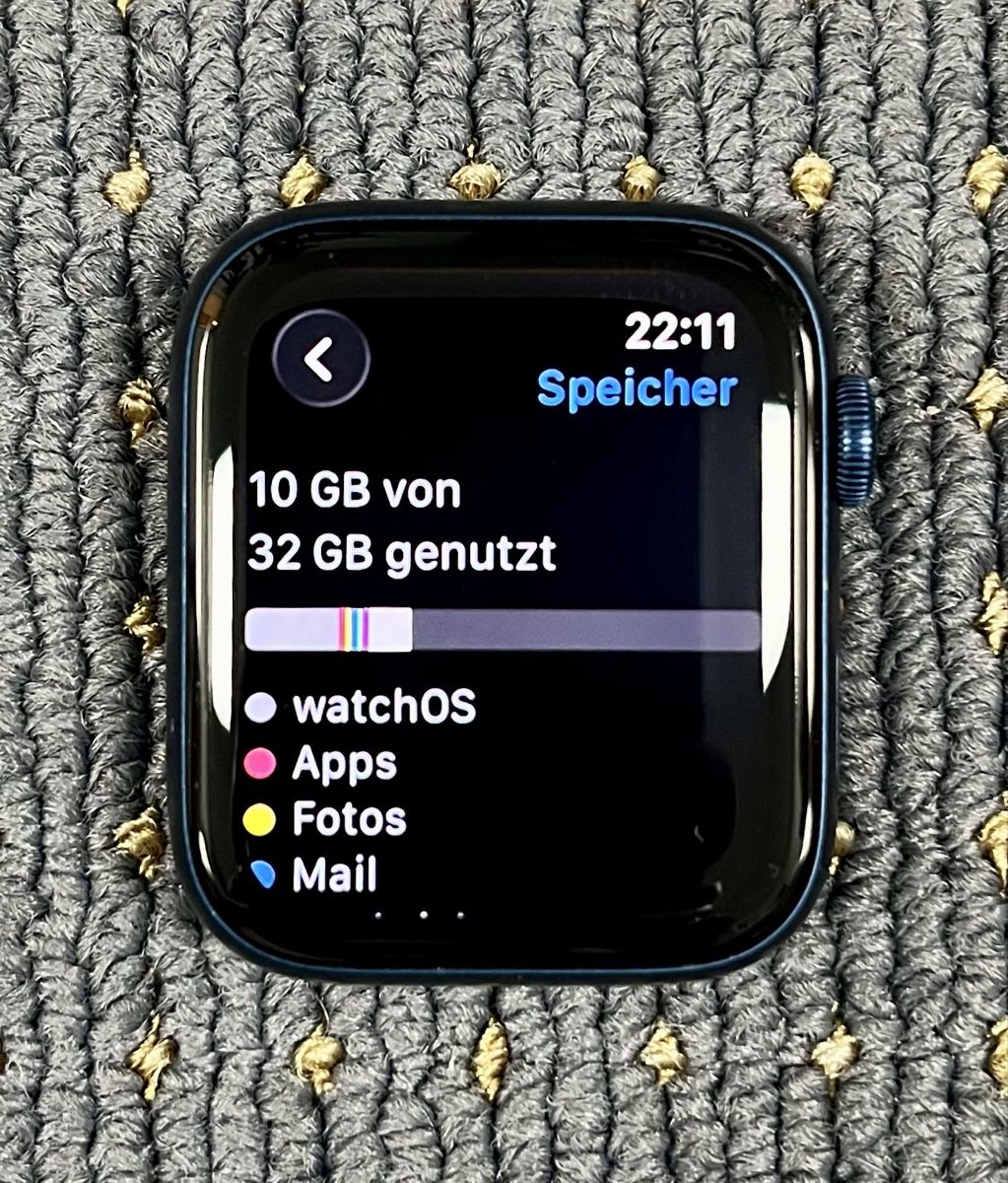 Apple Smartwatch: Apple Watch 6, 44 mm, 32 GB, GPS – Gebraucht aus Reitnau von MartinAndres- 6