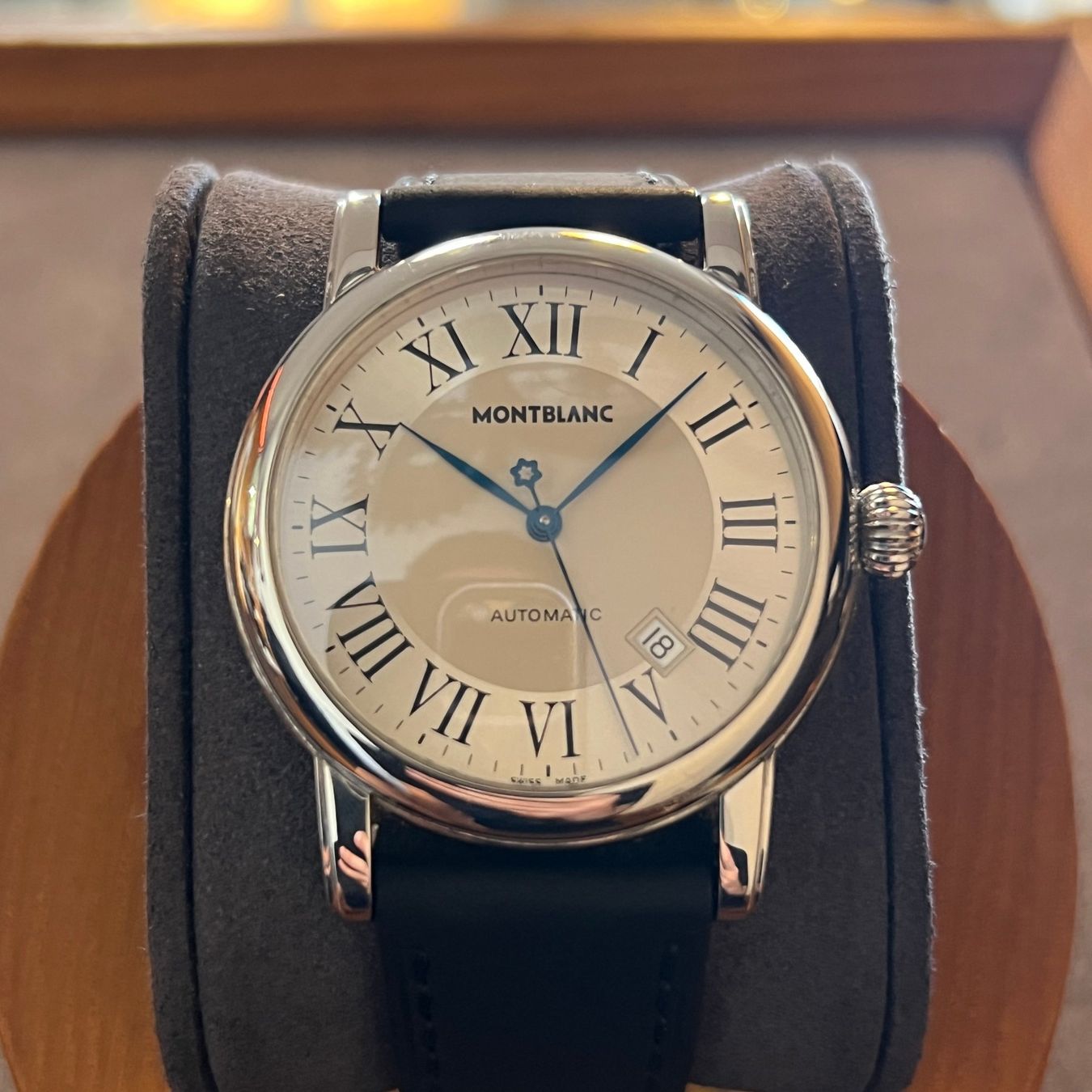 Montblanc Montres: Montblanc Star Meisterstück Automatic Date 7068 – D'occasion à Carouge GE par Watchaser