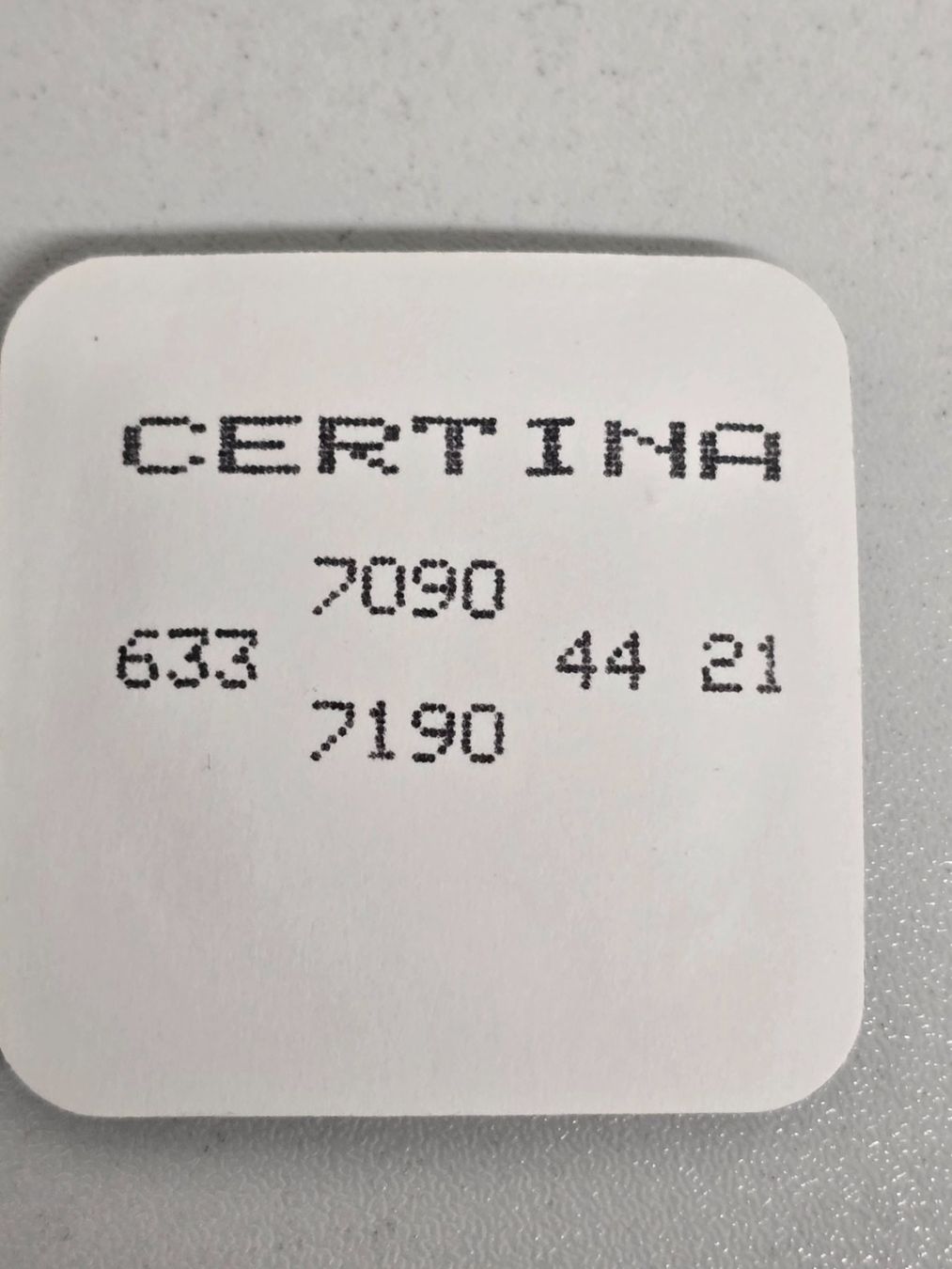 Certina Orologi: Cadran Certina DS  Neuf sous blister – Nuovo e nell'imballaggio originale da Tramelan venduto da Nirdan 1