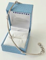 Edles Silber 925 Armband mit Zirkonia (21 cm)  - Neu