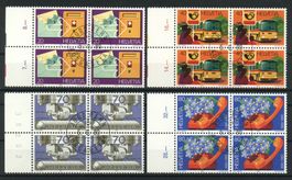 1980, Sonderpostmarken, Viererblöcke, ET
