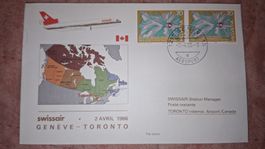 Swissair Geneve - Toronto 02.04.1986